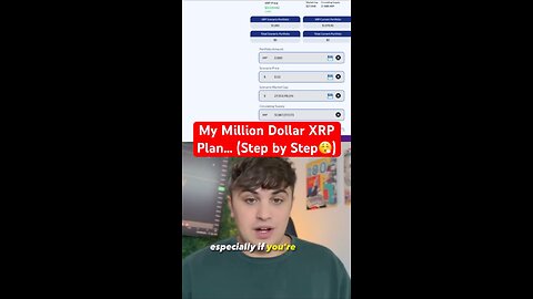 Million $ XRP Plan | Step by Step | When to take profits | Crypto Cam