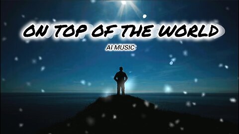 ON TOP OF THE WORLD -LYRICAL | AI MUSIC | MOTIVATIONAL SONG |