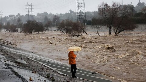 Atmospheric river: Three killed as record rainfall drenches California