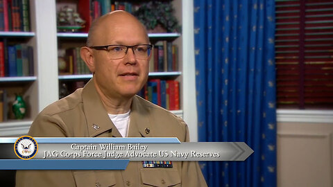 Navy Reserve Force Judge Capt. William Bailey on Reporting Mental Health and Military Law 1-2