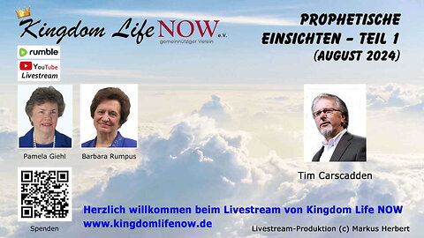 Prophetische Einsichten - Teil 1 (August 2024 / Tim Carscadden)