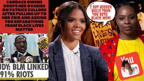 @Candace Owens Drops Her Ovaries On @Patrisse Cullors after Sliding to Her Crib Asking for BLM Funds