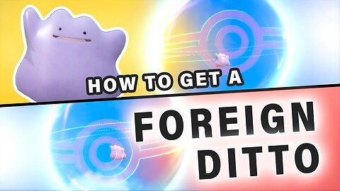 Pokemon Scarlet and Violet! How to get a Foreign Ditto! Code for the Masuda Method!