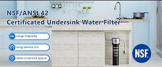 Installation of Vortopt Under Sink Water Filter (UF and CTO)