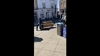 Christian preacher arrested by UK police ONLY for standing on a step!