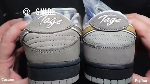 When Custom Makers Get Repped | Tagz Oil Spill Lobster SB Dunk | Real vs Fake