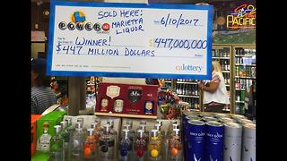 1 winning Powerball ticket sold in California worth $447M