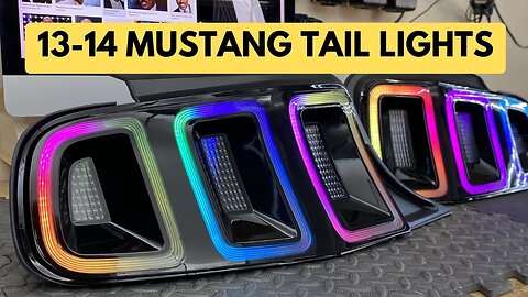 RGB 2014 ford mustang tail lights