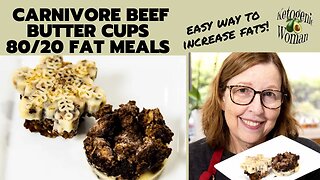 Carnivore Beef Butter Cups | Kelly Hogan's Simple Recipe for KetoAF (Animal Fats) 80/20 Meal