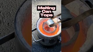 Melting Aluminum Cans Tops