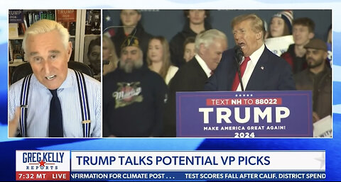 Newsmax: Roger Stone On President Trump’s VP Pick