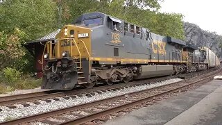 CSX M277 AutoRack Train From Harpers Ferry, West Virginia October 6, 2023