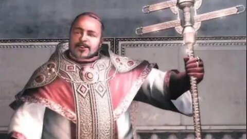 Assassin's Creed II video-game, Rodrigo Borgia--Pope Alexander VI--cut-scenes (2009)