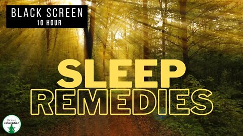 Nature Sounds for Sleeping | Sleep Remedies | Black Screen