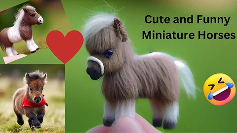 Cutest funny Horses Compilation | Cutest Moments of the miniature horses #pets #cute #horse