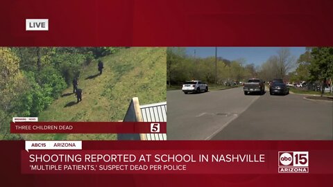 Three children dead after shooting at school in Nashville