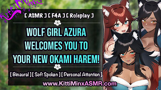 ASMR - Welcome To Your Okami (Wolf Girl) Harem! [ Audio Roleplay ] { F4A }