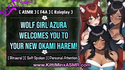 ASMR - Welcome To Your Okami (Wolf Girl) Harem! [ Audio Roleplay ] { F4A }