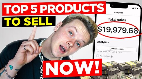 Top 5 Products To Sell In August (Shopify Dropshipping)