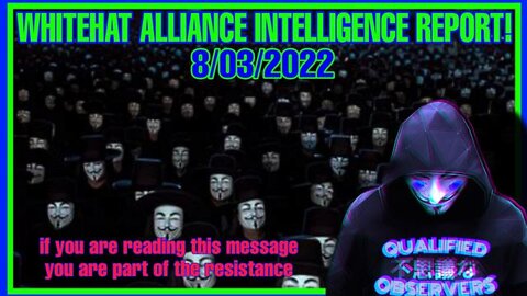 Whitehat Alliance Intelligence Report! 8/03/2022. Lots Of New Intel.