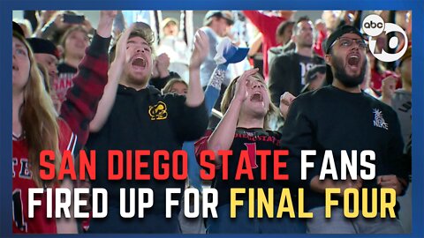 San Diego State fans full of emotions following historic NCAA Tournament win