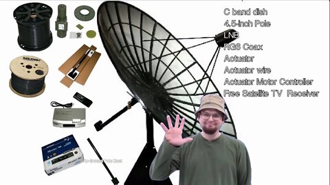 Buying a Used Satellite Dish for #FreeSatelliteTV - Live call in