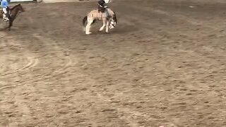 Bronc riding