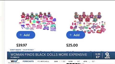 Mom finds some Walmart Black dolls more expensive than white dolls