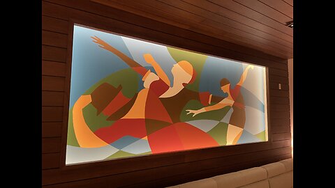 SHOKER Art1, Eaton Fine Art, Hilton, West Palm Beach, restaurant mural.