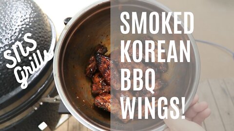 Smoked Korean BBQ Wings!
