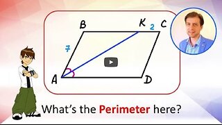 How to find perimeter of parallelogram in this case? Geometry problem.