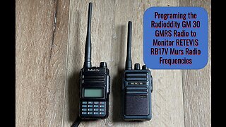 Programing my Rodioddity GM30 To Monitor MURS Frequancies