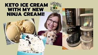 Ninja Creami for Christmas! | Dairy Free Keto Ice Cream - Vanilla Chocolate Chip| Macros