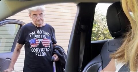 Grandma will be voting for the Convicted Felon 😂😂😂😂