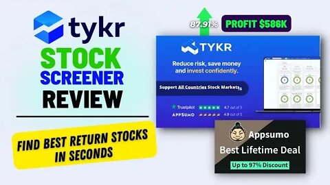 Tykr Review (Best Stock Screener) | Find High Return Stocks in Seconds 📈 Investing for Beginners!