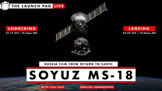 Soyuz MS-18 Returns Russia Film Crew To Earth | Full Return Mission Coverage