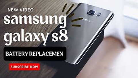SAMSUNG, Galaxy S8, battery, replacement, repair video