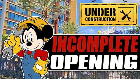 Disney Stock Drops 61% Since 2021 as Disneyland Opens Incomplete Hotel Villas!