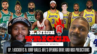 🚨 Strictly Sports Ep. 1: Kickoffs & Jump Balls - #nfl Opening Drive and #nba Predictions 🏈🏀🔥