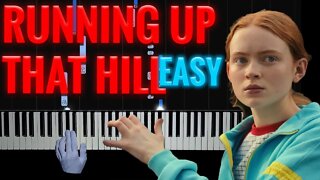 Running Up That Hill - Kate Bush (Max Song Stranger Things) | EASY Piano - Hands Tutorial