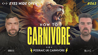 Why They Don’t Want Us Eating Meat and the Diet Rabbit Hole with Padriac UK Carnivore | Pt1. #063