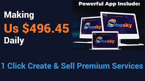 Snooky A.I Demo - Automatic Gigs Generated & Sold