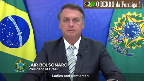 Message from President Jair Bolsonaro at the UN on Federal Government actions in the energy sector