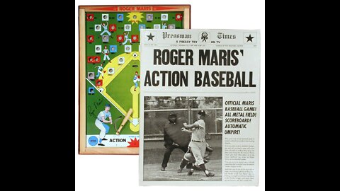 1962 TV Commercial: Roger Maris Action Baseball