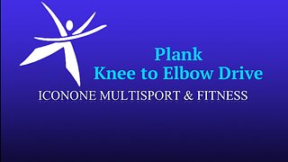 Plank: Lateral Knee Drive