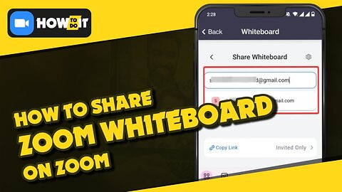How to share Zoom whiteboard