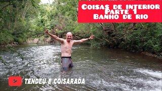 Coisas de interior - parte 1 - Banho no Rio dos Sinos - Caraá - RS #turismo #viagens #ferias