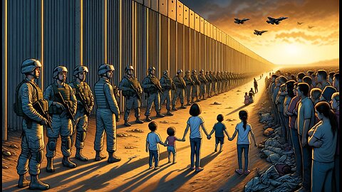 United States Airmen Stand in Extreme Protest, Five Children Are Found Walking Near the Border Wall