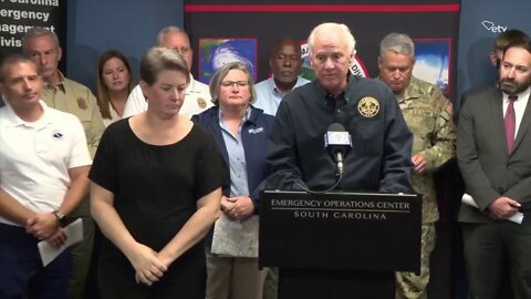 South Carolina Governor Henry McMaster holds press conference on Ian's impact on South Carolina