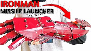 Real Metal Iron Man Missile Launcher